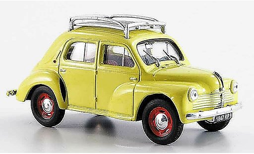 Renault 4CV Base 1/43 Eligor r 1060 avec barres de toit 1947 modellini auto