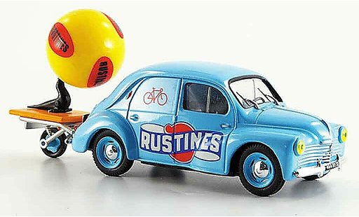 Renault 4CV Base 1/43 Eligor werbefahrzeug rustines 1951 modellini auto