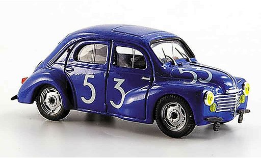 Renault 4CV Racing 1/43 Eligor bol dor no. 53 1952 modellini auto