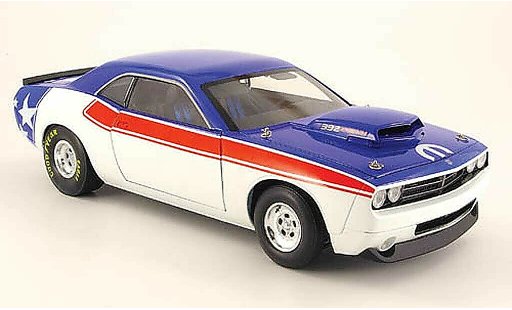 Dodge Challenger Super Stock 1/18 Highway 61 392 hemi rosso bianco blu 2008 modellini auto