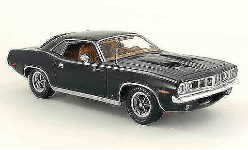 Plymouth Gran Barracuda 1971 1/18 Highway 61 nero modellini auto