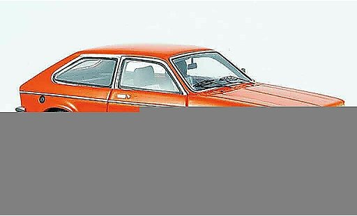 Opel Kadett C City 1/43 Neo rosso 1978 modellini auto