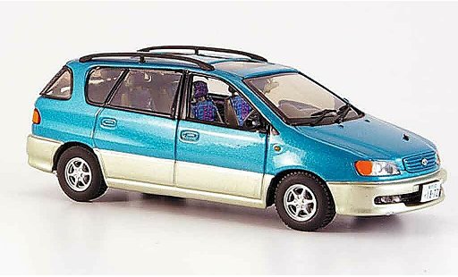 Toyota Ipsum Base 1/43 Vitesse verde grigio metallisee 2002 modellini auto