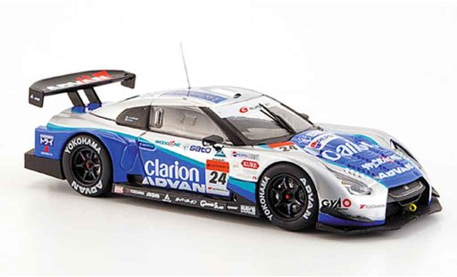 Nissan Skyline R35 1/43 Ebbro JGTC GT R Woodone Advan No.24 Clarion Super GT 2008 modellini auto