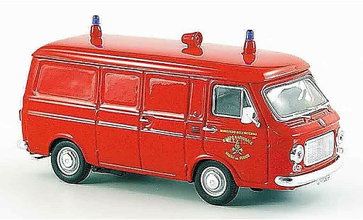Fiat 238 Van 1/43 Rio furgone Vigili del fuoco pompier Italien 1976 modellini auto