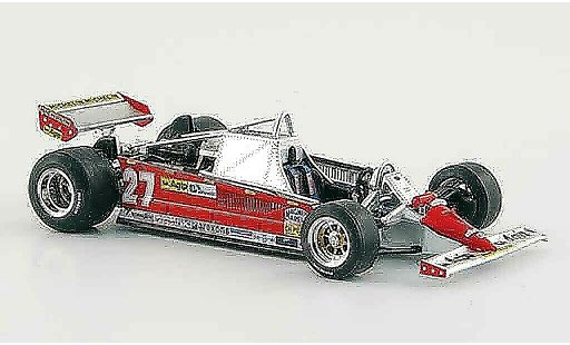 Ferrari 126 CK 1/43 Brumm turbo no.27 g.villeneuve gp monaco modellini auto