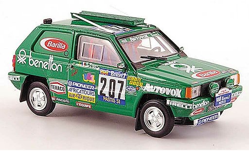 Fiat Panda 4x4 1/43 Brumm No.207 Rally Paris-Dakar 1984 De Labriffe/Devoyon modellini auto