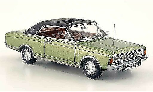 Ford Taunus 20M 1/43 Neo (P7b) Coupe verde/nero modellini auto