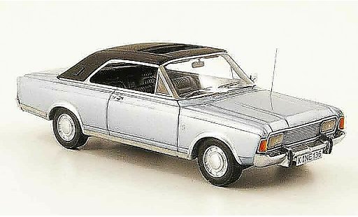 Ford Taunus 20M 1/43 Neo (P7b) Coupe blu nero modellini auto