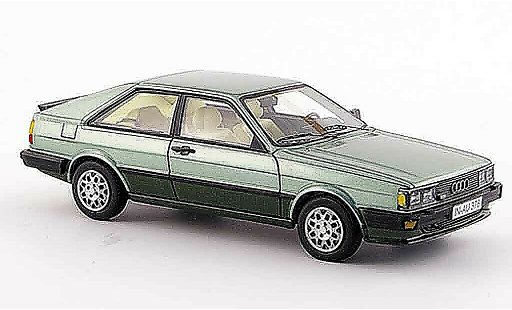 Audi Coupe GT coupe 1/43 Neo verde 1981 modellini auto