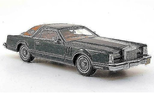 Lincoln Continental 1978 1/43 Neo Mark V nero-vert modellini auto