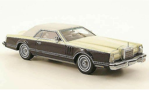 Lincoln Continental 1979 1/43 Neo Mark V blu/creme/bianco modellini auto