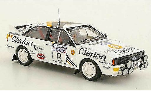 Audi Quattro rallye 1/43 Trofeu No.8 Clarion Rally Gran Bretagna 1985 modellini auto