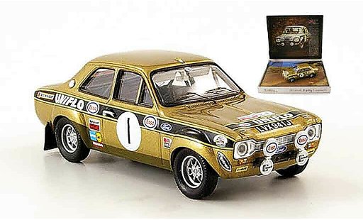 Ford Escort MK1 1/43 Trofeu No.1 Uniflo vincitore Dunkeries Rally 1972 modellini auto