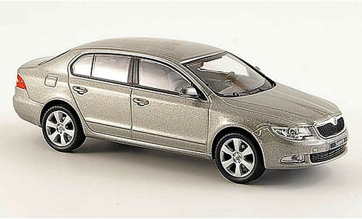 Skoda Superb 2009 1/43 Abrex II beige modellini auto
