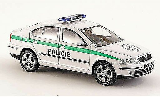 Skoda Octavia Livree Flotte 1/43 Abrex Policie Polizia Tschechien 2004 modellini auto