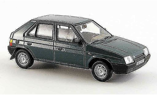 Skoda Favorit 136L 1/43 Abrex 136 l petrol grigio 1987 modellini auto