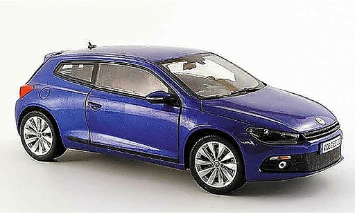 Volkswagen Scirocco Base 1/18 Norev 3 blu 2008 modellini auto