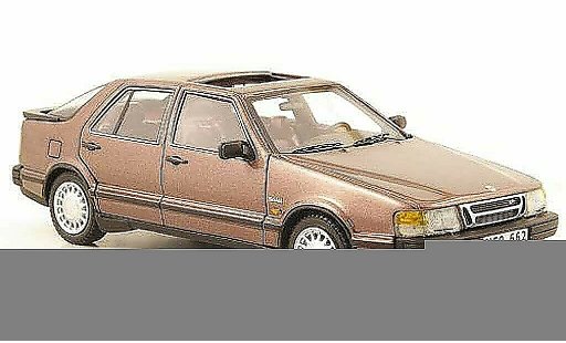 Saab 9000 Turbo 1/43 Neo brun 1988 modellini auto