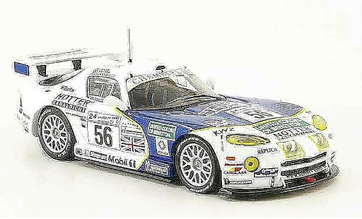 Dodge Viper GTS R 1/43 IXO No.56 Team Chamberlain 24h Le Mans 1999 modellini auto