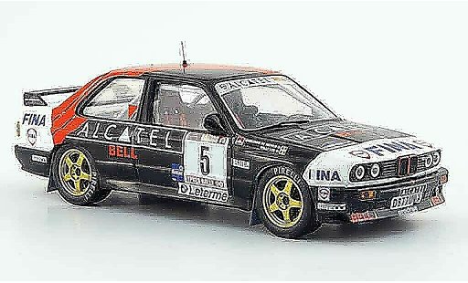 Bmw M3 course 1/43 IXO E30 Rally Gr.A No.5 Alcatel Rally Ypern 1990 modellini auto