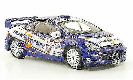 Peugeot 307 WRC 1/43 IXO No.2 Transalliance Rally Cevennes 2007 modellini auto