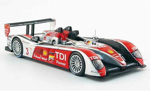 Audi R10 course 1/43 IXO 2008 TDI No.3 S 24h Le Mans modellini auto