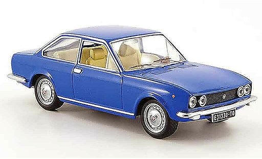 Fiat 124 Sport Coupe 1/43 IXO blu 1971 modellini auto