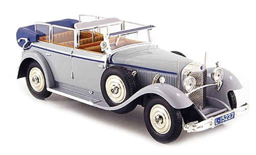Mercedes 770 Cabriolet 1/43 IXO Grosser Cabrio F grigio 1 modellini auto