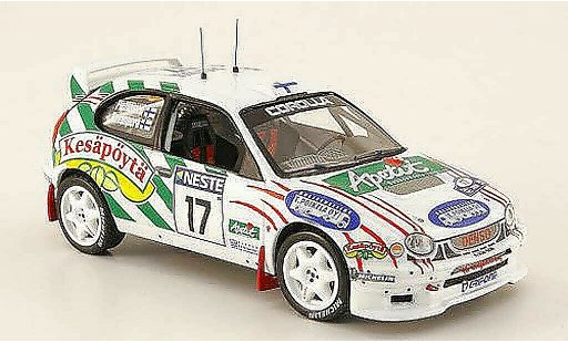 Toyota Corolla WRC 1/43 IXO No.17 Kesapoyta Rally Finland 2000 modellini auto