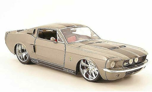Shelby GT 500 1967 1/18 Jada Toys kr grigio/nero modellini auto