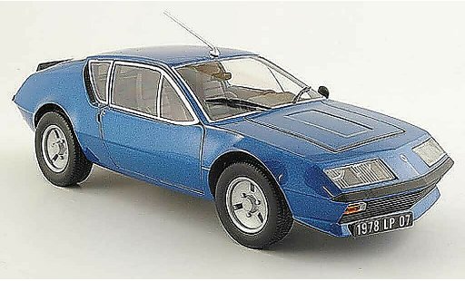 Alpine A310 v6 1/18 Maisto blu 1978 modellini auto