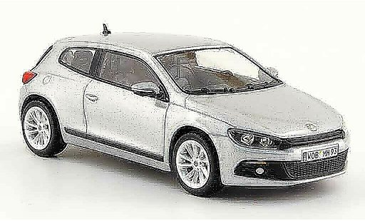 Volkswagen Scirocco Base 1/43 Norev 3 grigio metallisee 2008 modellini auto