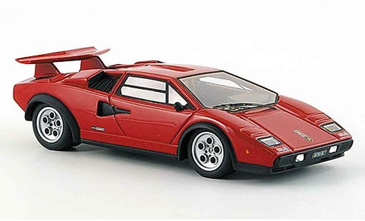 Lamborghini Countach LP 500 1/43 Look Smart s walter wolf rosso opaconero modellini auto