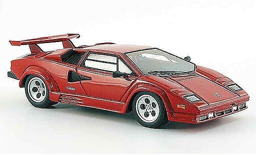 Lamborghini Countach 5000 Quattrovalvole 1/43 Look Smart rosso us version modellini auto