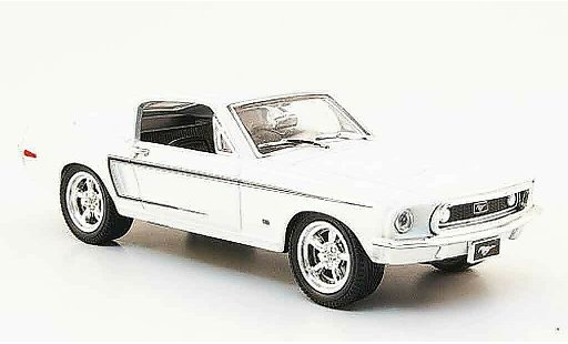 Ford Mustang Hardtop 1/43 Yat Ming bianco modellini auto