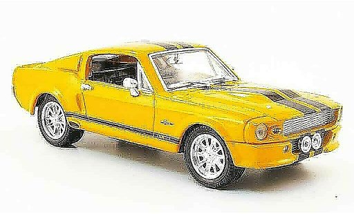 Shelby GT 500 1967 1/43 Yat Ming orange nero modellini auto