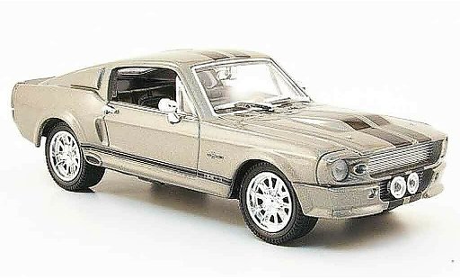 Shelby GT 500 1967 1/43 Yat Ming grigio nero modellini auto