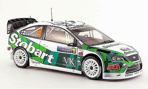 Ford Focus RS WRC 1/18 Sun Star no.9 dritter platz rallye irlande 2007 modellini auto