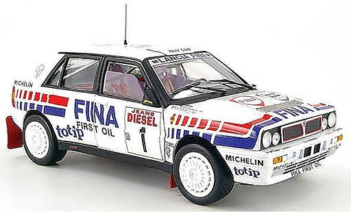Lancia Delta HF Integrale 1/18 Sun Star 16v no.1 fina rallye san remo 1991 modellini auto
