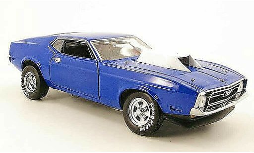 Ford Mustang Pro Stock 1/18 Sun Star blu modellini auto
