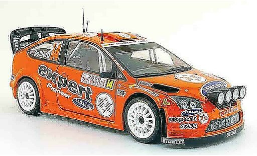 Ford Focus RS WRC 1/18 Sun Star no.14 expert rallye monte carlo 2008 modellini auto