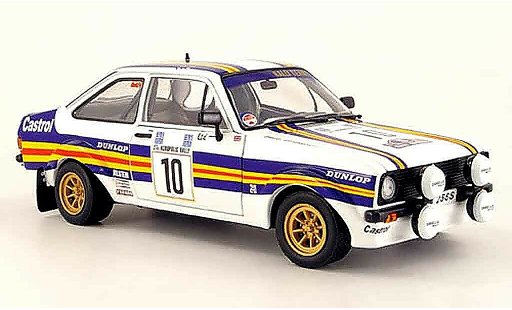 Ford Escort RS 1/18 Sun Star no.10 rothmans rallye akropolis 1980 modellini auto