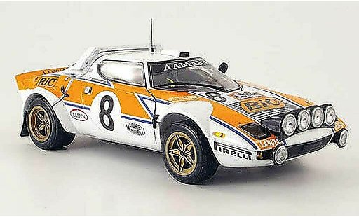 Lancia Stratos HF 1/18 Sun Star no.8 bic rallye grece 1978 modellini auto