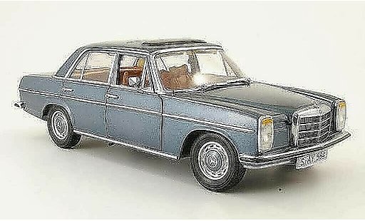 Mercedes Strich Base 1/18 Sun Star 8 (w 115) grigio et blu limousine 1968 modellini auto