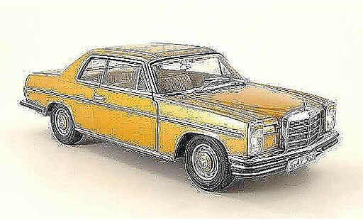 Mercedes 280 1968 1/18 Sun Star 8 coupe or modellini auto