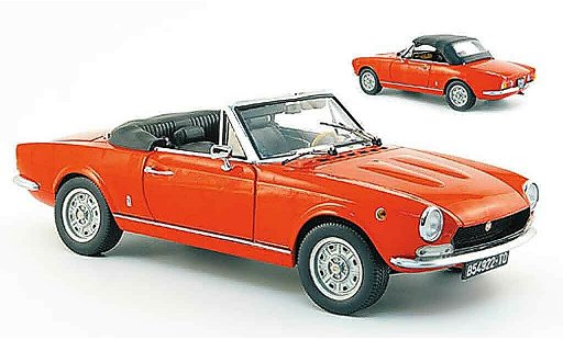 Fiat 124 Sport Spider 1/18 Sun Star bs1 rosso 1970 modellini auto