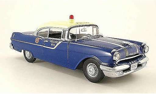 Pontiac Star Chief Hardtop 1/18 Sun Star hard top county of nassau n.y.polizia 1955 modellini auto