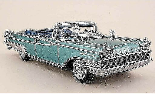 Mercury Parklane Convertible 1/18 Sun Star Convertibile turchese 1959 modellini auto