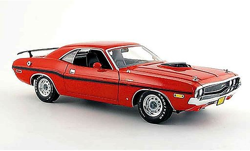Dodge Challenger 1970 1/18 Greenlight r t 426 hemi rosso nero modellini auto